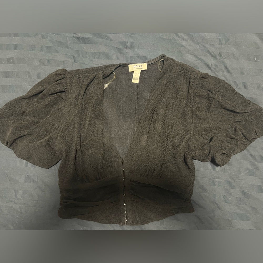 Corset-Style Blouse Top sz. Small